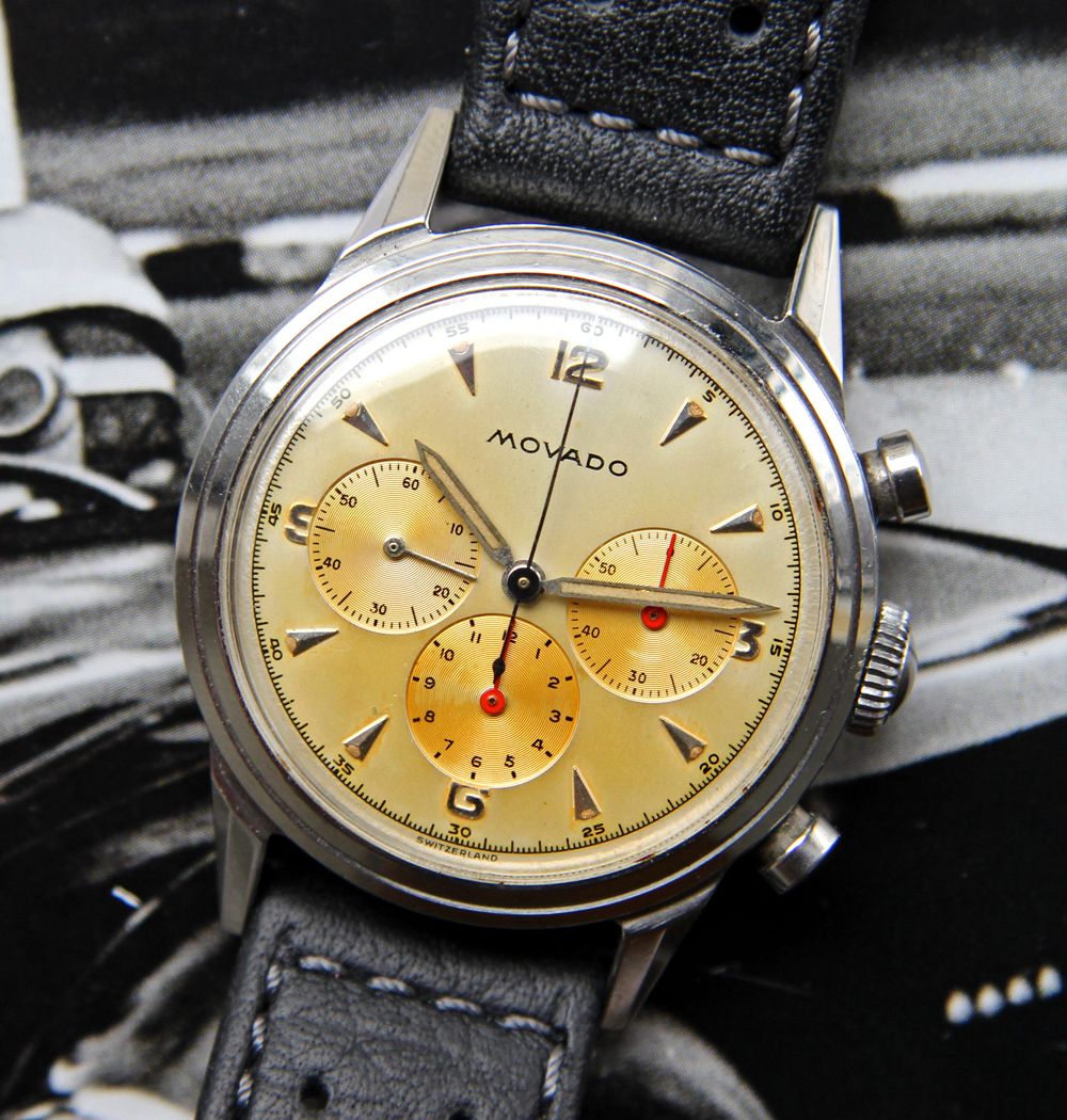 FS Beautiful Vintage Movado Cal 95M Chronograph SERVICED